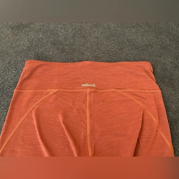 SOLD* Allbirds Mauve Pink Merino Blend Leggings Medium - Picture 4 of 5